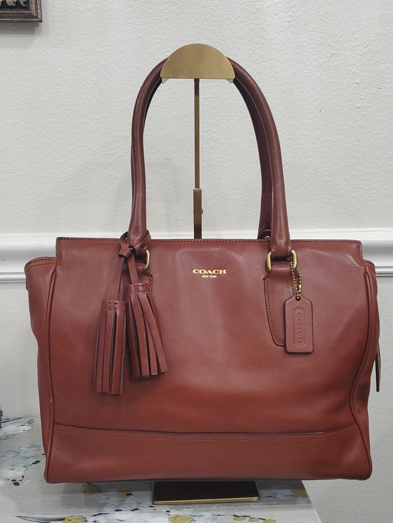Coach Handbags - Coach Legacy Candace Large Brown Leather Carryall Handbag🤎💛
